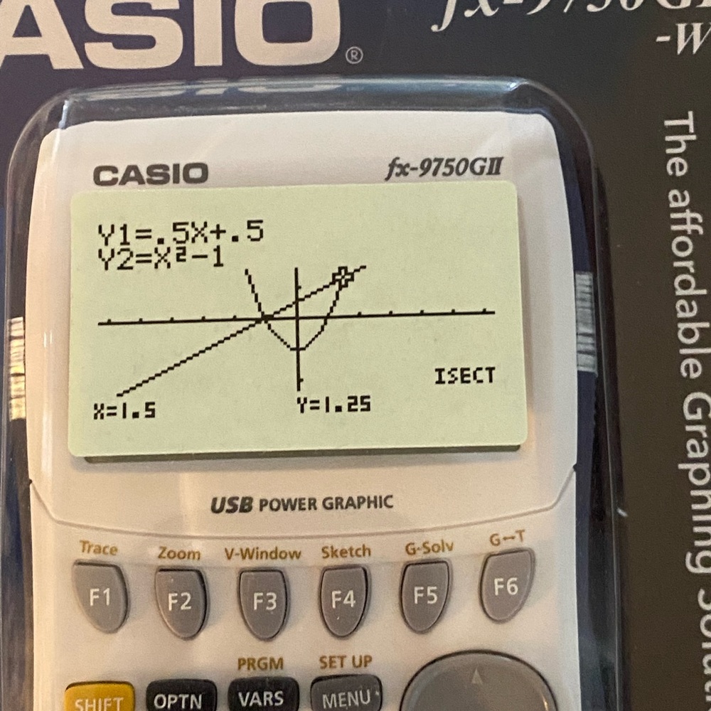 New Casio graphing calculator
